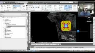 AutoCAD Civil 3D 2013 Paste Surfaces [upl. by Gothurd]