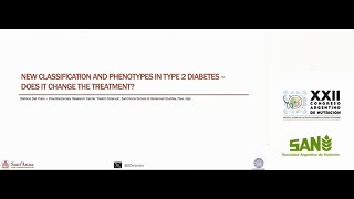 Conferencia Nueva clasificación y fenotipos en diabetes tipo 2 ¿Cambia el tratamiento  XXII CAN [upl. by Lenno]