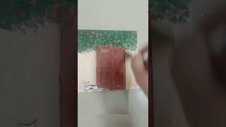 application of varnish coat for protection art painting drwoing youtubeshorts [upl. by Atiuqihs907]