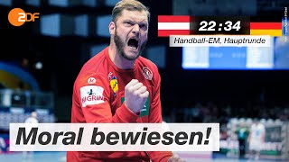 Österreich  Deutschland 2234  Highlights  HandballEM 2020  ZDF [upl. by Lachish]