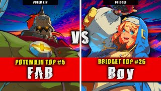 GGST  FAB Potemkin VS Roy Bridget  Guilty Gear Strive High level gameplay [upl. by Euell263]