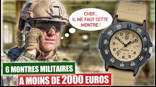 6 Montres Militaires A Moins De 2000 Euros [upl. by Ethe148]