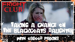 Osgood Perkins on his Debut Horror Feature Film The Blackcoats Daughter horrorfilm [upl. by Eeladnerb]