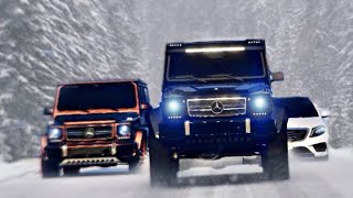 Street Mafia Drivers  Winter Edition Mercedes G65 6X6 AMG Brabus G Class Porsche GTA 5 Version [upl. by Foss]