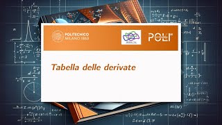 Tabella delle derivate Giulio Magli [upl. by Ranjiv]