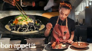 A Day With the Executive Chef at NYC’s Hottest Seafood Restaurant  On The Line  Bon Appétit [upl. by Ramirol]