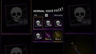 NORMAL VOICE PACK shorts freefire trending ffshorts khelegafreefire short ytshorts ffffmax [upl. by Retla]