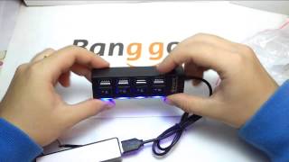 Hub 4 Port Tap USB ONOFF Switch  banggoodcom [upl. by Evelc]