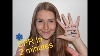 CPR BLS Class in 2 minutes [upl. by Chainey]