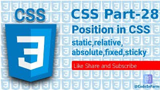 CSS Positioning Made Easy Expert Tips and Tricks Revealed  Position in css  Explained 2023  🔥 [upl. by Normak]