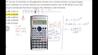 EXERCÍCIOS RESOLVIDOS MATEMÁTICA FINANCEIRA PARTE 04 [upl. by Essilrahc765]