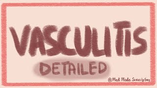 VASCULITIS VASCULAR PATHOLOGY Detailed [upl. by Chantalle]