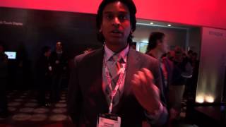 CES 2013 Interview with Abraham Cherian Sharp Electronics Canada [upl. by Buller758]