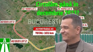 Circulăm pe Autostrada A0 în decembrie 2023 [upl. by Aibun730]