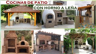 Cocinas de Patio con horno de leña [upl. by Clarette834]