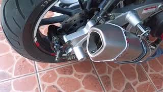 Keeway vieste 125 con akrapovic [upl. by Leatri]