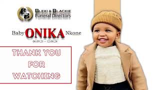 Church Service Funeral Service of the late Baby Onika Nkone [upl. by Karolyn]