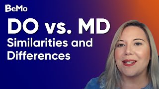 DO vs MD  Similarities and Differences between Osteopathic and Allopathic Medicine  BeMo [upl. by Yleak]