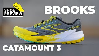 Brooks Catamount 3 preview  The Running Event  2024 Shoe Previews [upl. by Horan929]