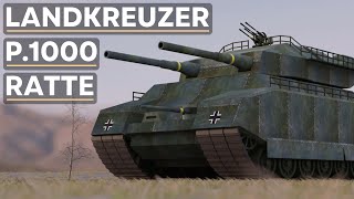 The P1000 Ratte  Germanys Colossal Mega Tank [upl. by Fortuna576]