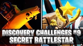 SECRET BATTLESTAR Week 9 Discovery Challenges Fortnite Season 8 [upl. by Onig]