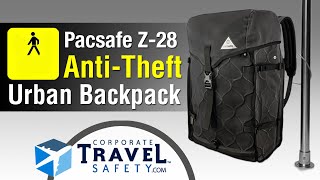 Pacsafe Z28 Anti Theft Urban Backpack [upl. by Garrott123]