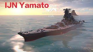 modern warshipsIJN YAMATO most powerful main cannonjust formidable [upl. by Iolenta]