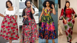 🆕️TRÈS BELLE TENUE AFRICAINE DE ROBE LONGUE MOYENNE 2024WAXPAGNE AFRICAN CASUAL DRESS ANKARA GOWN [upl. by Schild]