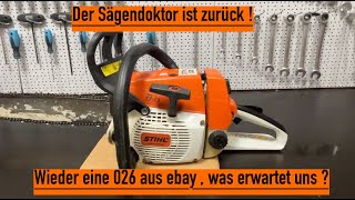 Der Doktor ist zurück ganz leichte Kost mit einer STIHL 026 stihl haselünne motorsäge [upl. by Schreib858]