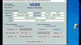 Kodowanie domykania i otwierania szyb z pilota VCDS vw golfseat altea itd [upl. by Nakah610]