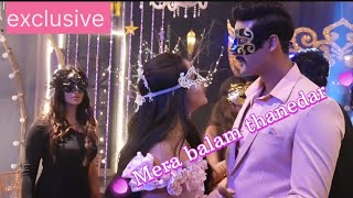 Mera balam thanedartoday full episode party me veerbulbulmithi maine Mask lagakr kiye dance [upl. by Attoynek582]