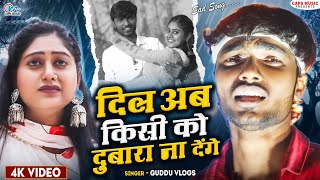 VIDEO  दिल अब किसी को दुबारा ना देंगे  Guddu Vlogs  FtChandani Queen  New Sad Song 2024 [upl. by Eeresed]