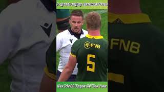 A great rugby moment from the World Player Of The Year [upl. by Oidualc486]