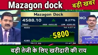 Mazagon dock share latest newsbuy or sell  mazdock share analysistomorrow targetsplit news [upl. by Yddet]