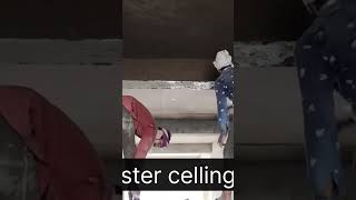 how to plaster celling  celling plaster kaise kre  celling plaster work celling plaster yt [upl. by Ahsaeym]