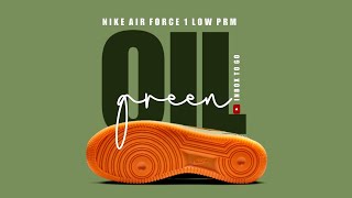 OIL GREEN PATENT 2024 Nike Air Force 1 Low PRM DETAILED LOOK AND PRICE [upl. by Grady]