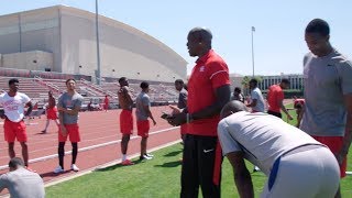 Workout Wednesday Carl Lewis amp Houston Sprinters [upl. by Curley]