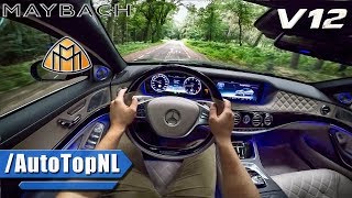 MERCEDES MAYBACH S600 60 V12 BiTurbo POV Test Drive by AutoTopNL [upl. by Tade]