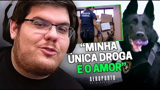 CASIMIRO REAGE AEROPORTO  SABIA QUE DA PRA ADOTAR O CACHORRO DA FEDERAL  Cortes do Casimito [upl. by Ecnadnac]