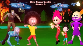 Chinu Tinu Aur Zombie Season 1  TINU KI SHAITANI  Gulli Bulli  Cartoon  Baba Wala [upl. by Gibbon414]