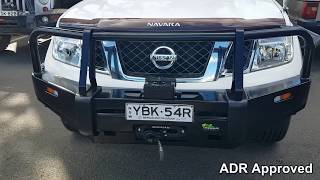 Ironman Commercial Bull Bar Nissan Navara D40 BBC012BBC042 [upl. by Eiltan708]