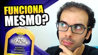 Shampoo Tio Nacho Engrossador Funciona em Homens [upl. by Suivatnad]