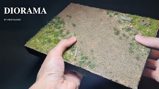 HOW TO MAKE A DIORAMA  EASY  TUTO  BUILD DIORAMA  diorama [upl. by Hanover63]