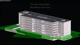 Rénovation du bâtiment B  planning vidéo [upl. by Kciv]