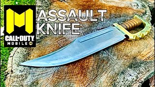 Knife Making  Forging A Real CODM Assault Knife [upl. by Fiona672]