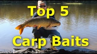 5 Best Carp Baits  How to catch carp with 5 different baits [upl. by Barmen]