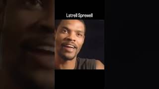 Latrel Sprewell gsw knicks warriors basketball mgsportnews viralvideo viralshort mj [upl. by Terhune938]