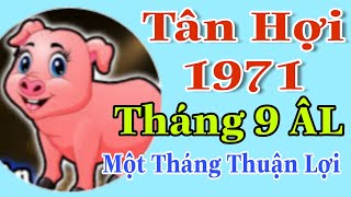 Một Tháng 9 Tương Đối Dễ Thở Cho Tân Hợi 1971 Nên Tích Cực Hoạt Động [upl. by Suoilenroc]