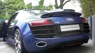 Audi R8 52 FSI V10 engine start up amp revving [upl. by Heidy]