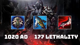 1K AD 177 LETHALITY AATROX ARENA [upl. by Aisinoid]